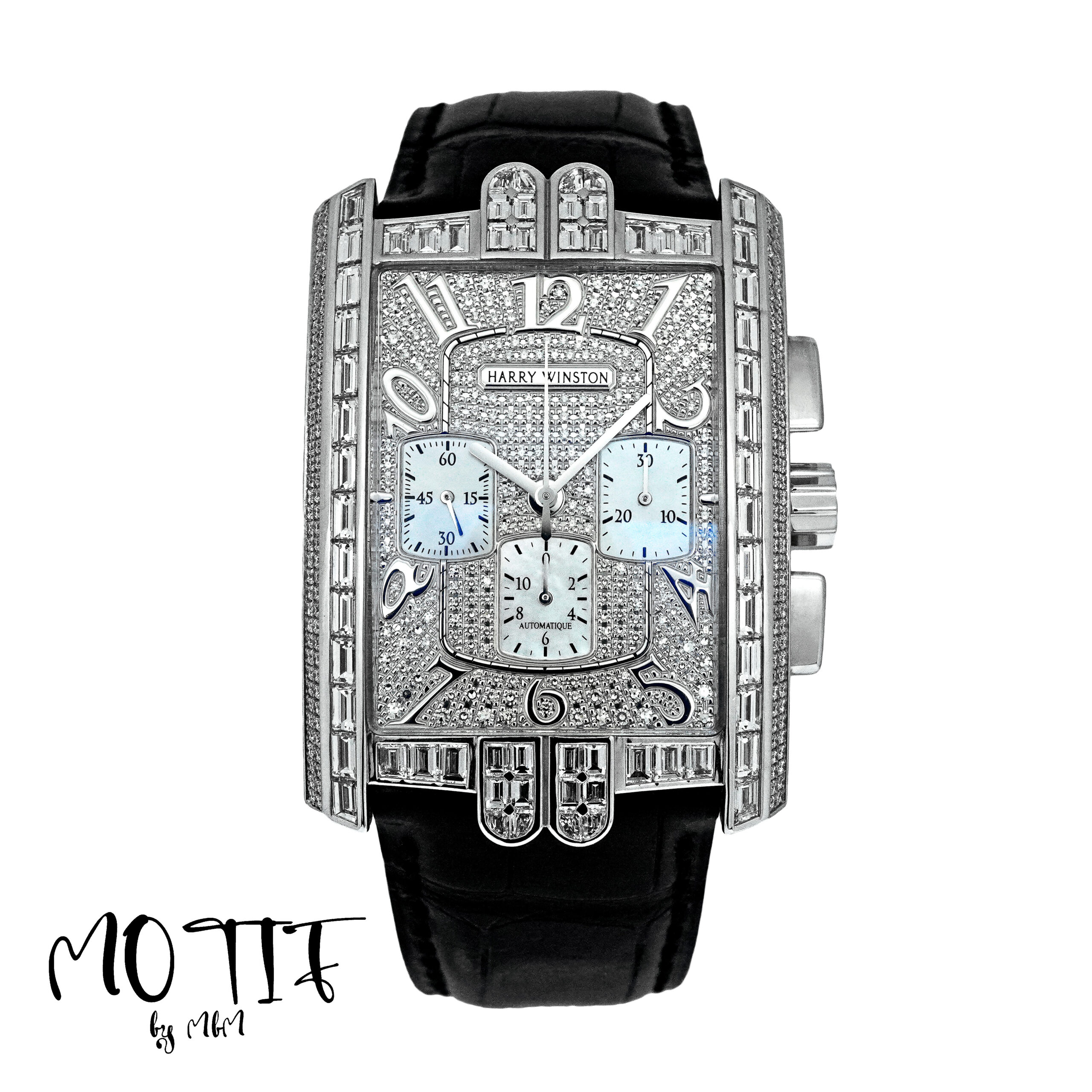 HARRY WINSTON ハリーウィンストン アヴェニューCクロノ 330/MCAWL.D01/BD