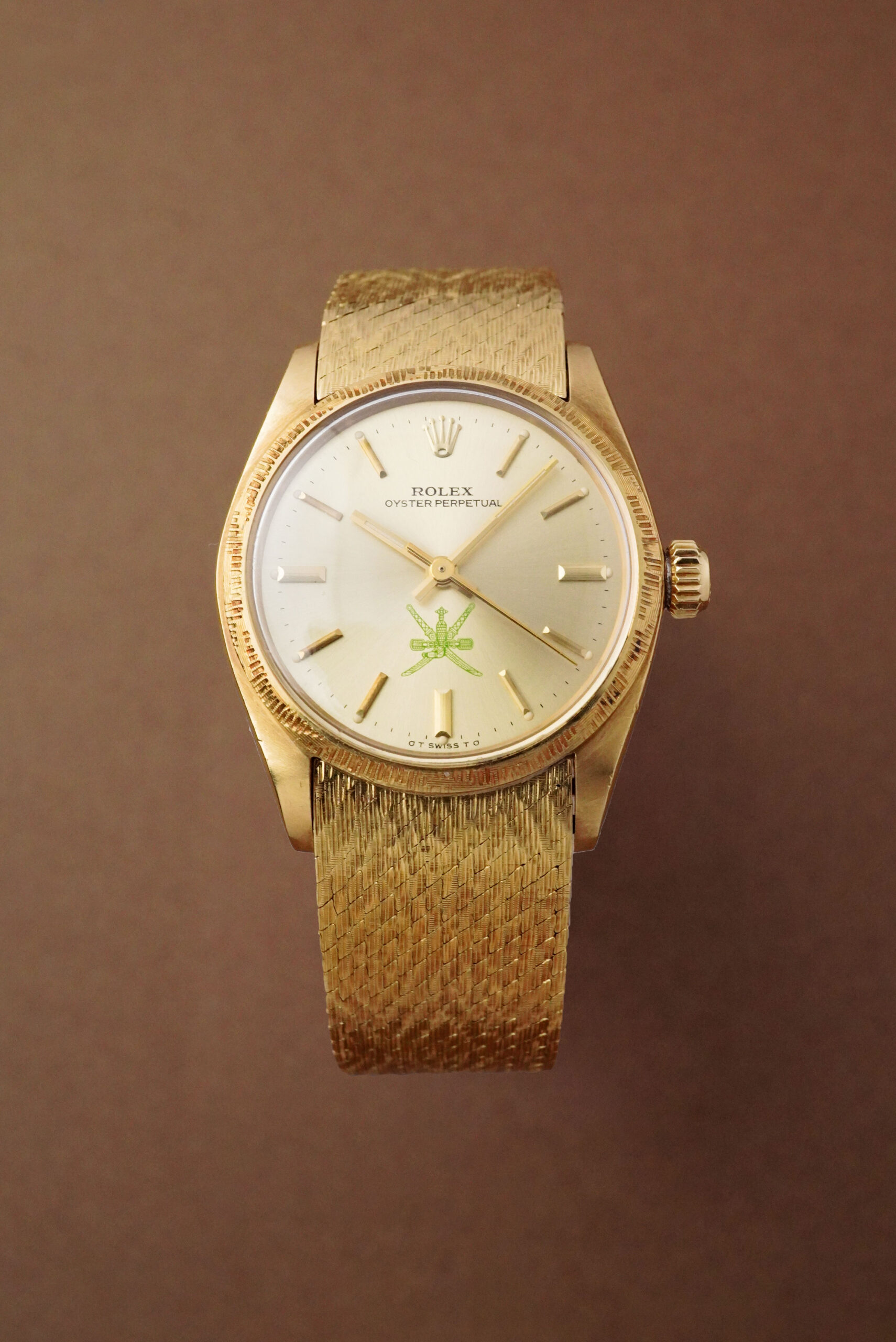 【Khanjarモデル vintage】 ROLEX ロレックス オイスターパーペチュアル 金無垢 6744
