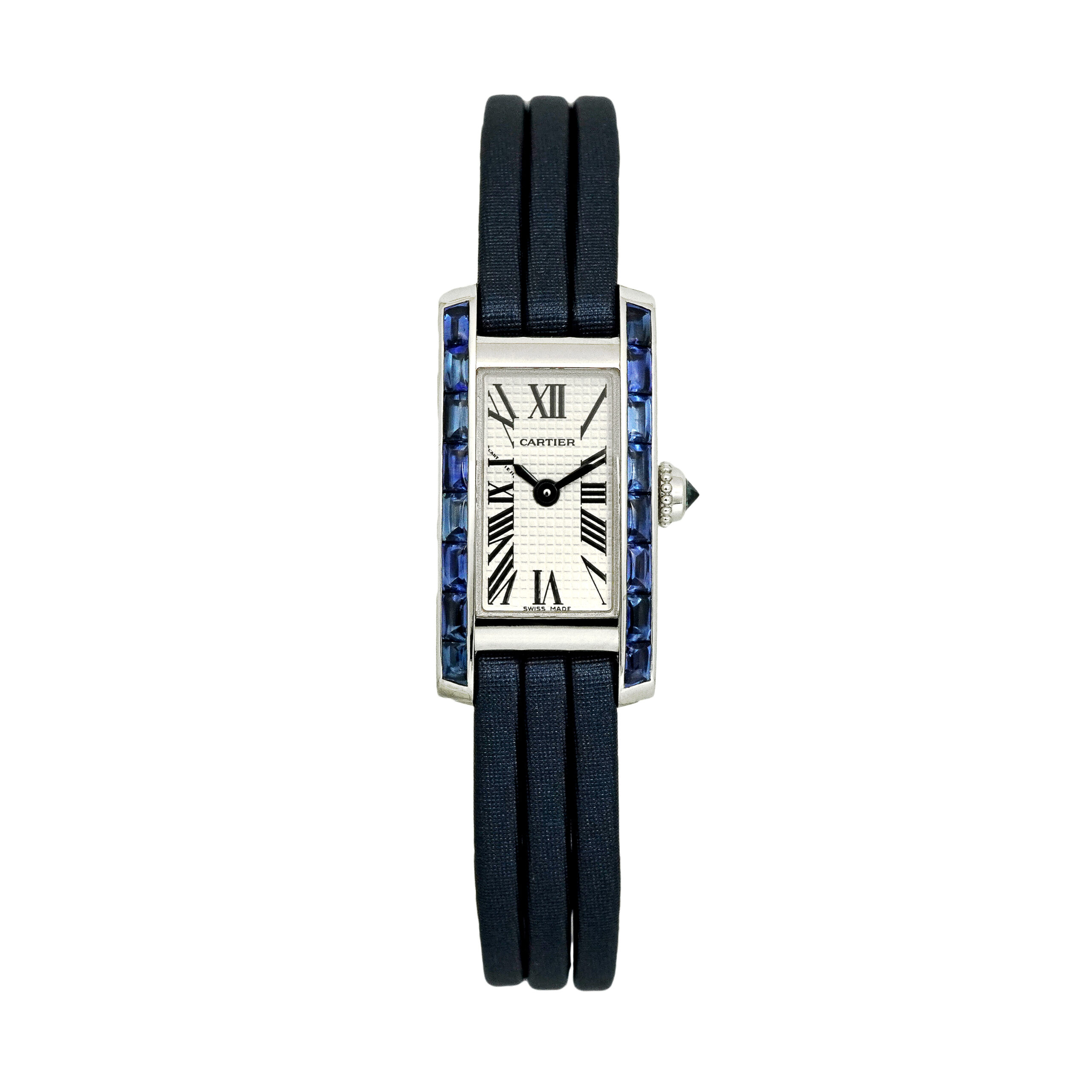 Cartier カルティエ タンクアロンジェ ラニエール ホワイトゴールド WJ201238 レディース