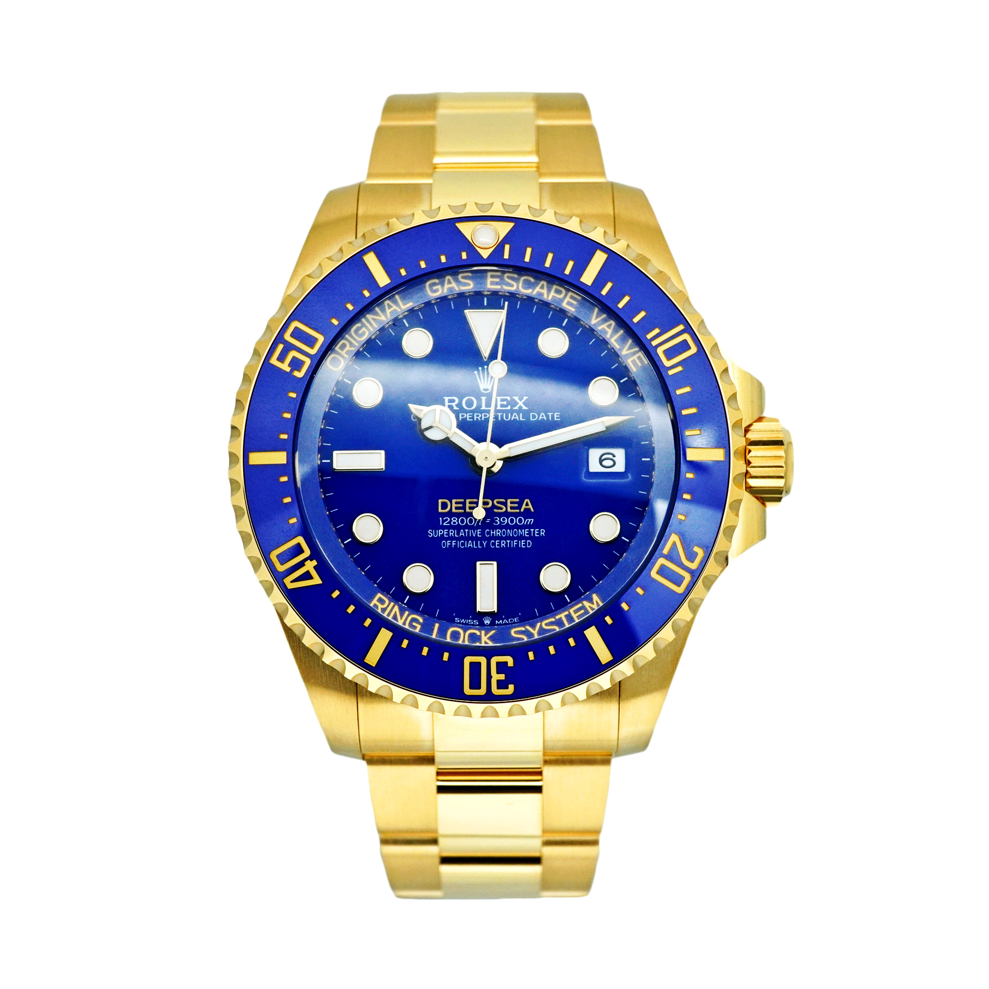 ROLEX ロレックス シードゥエラー ディープシー イエローゴールド ブルー文字盤 136668LB