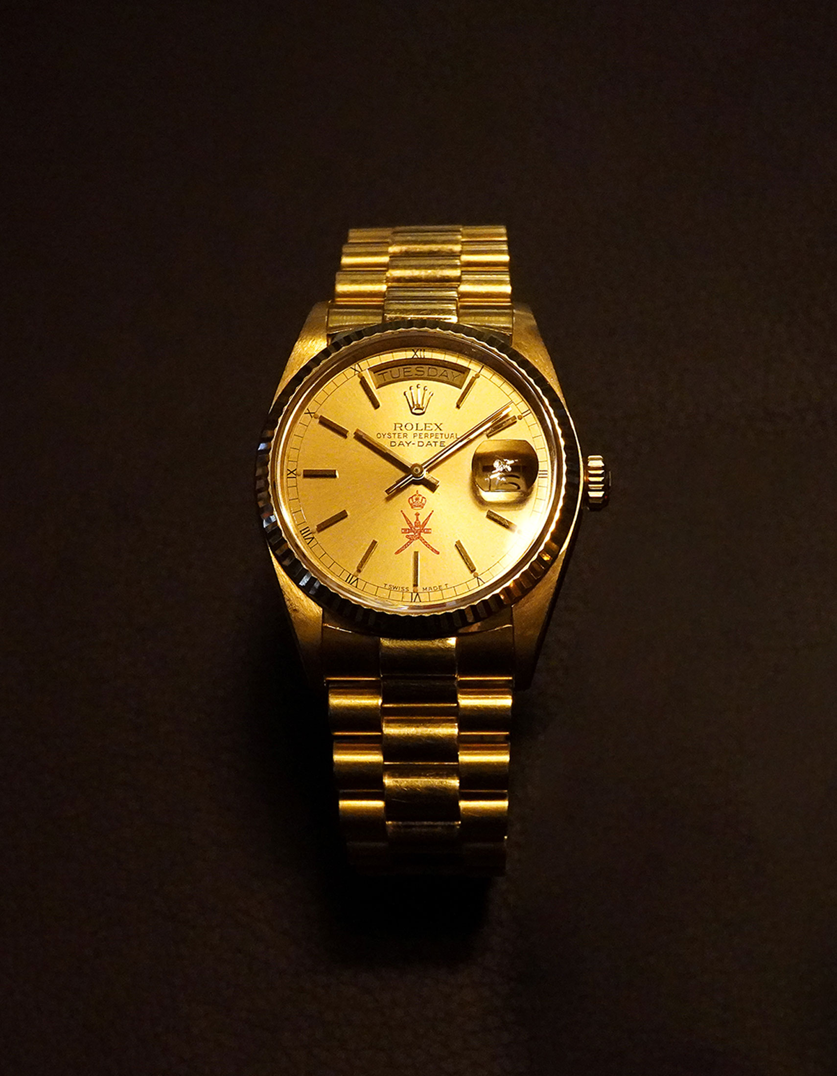 【Khanjarモデル】 ROLEX ロレックス デイデイト イエローゴールド 金無垢 18038