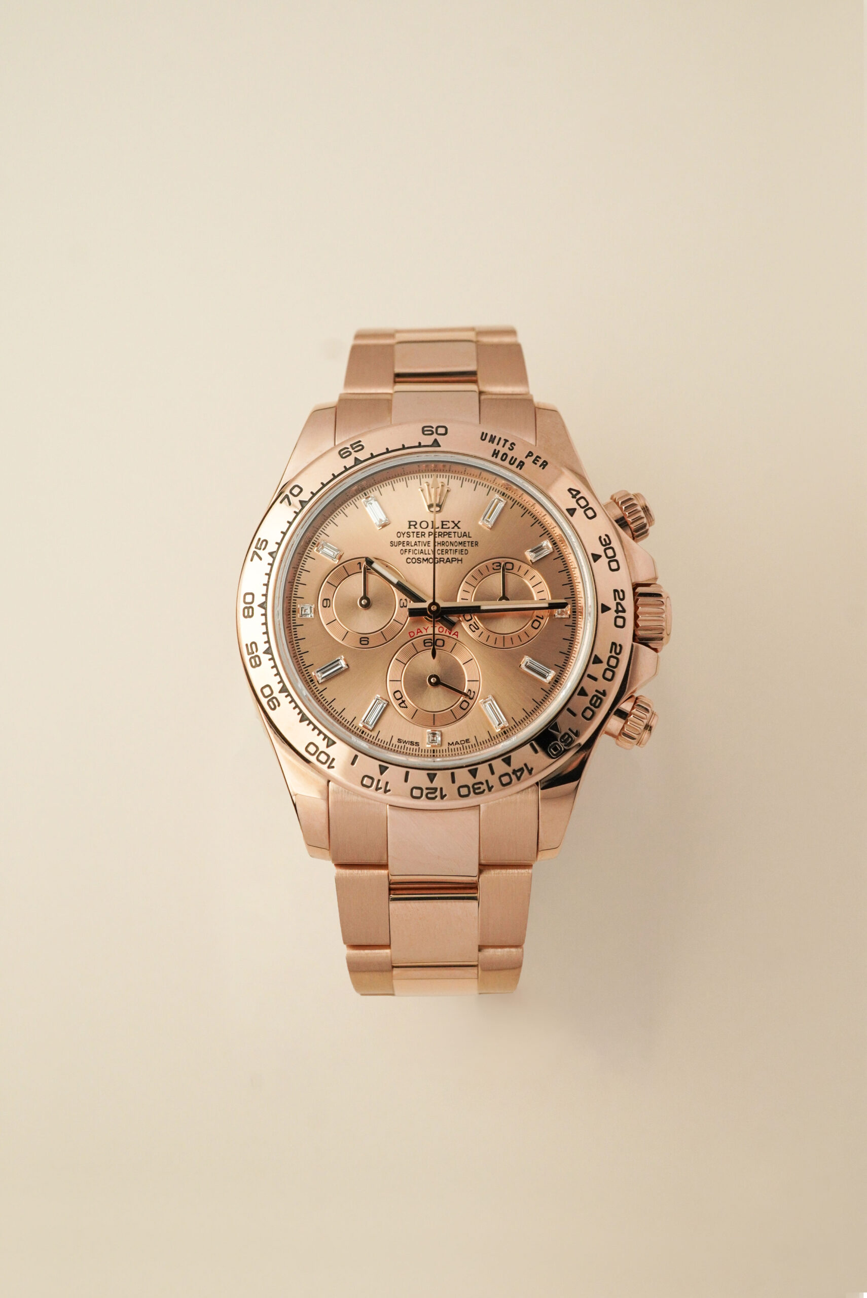 【中古品】【現金・振込特価】 ROLEX ロレックス デイトナ ローズゴールド ローズ文字盤 116505A 箱・ギャラ付き
