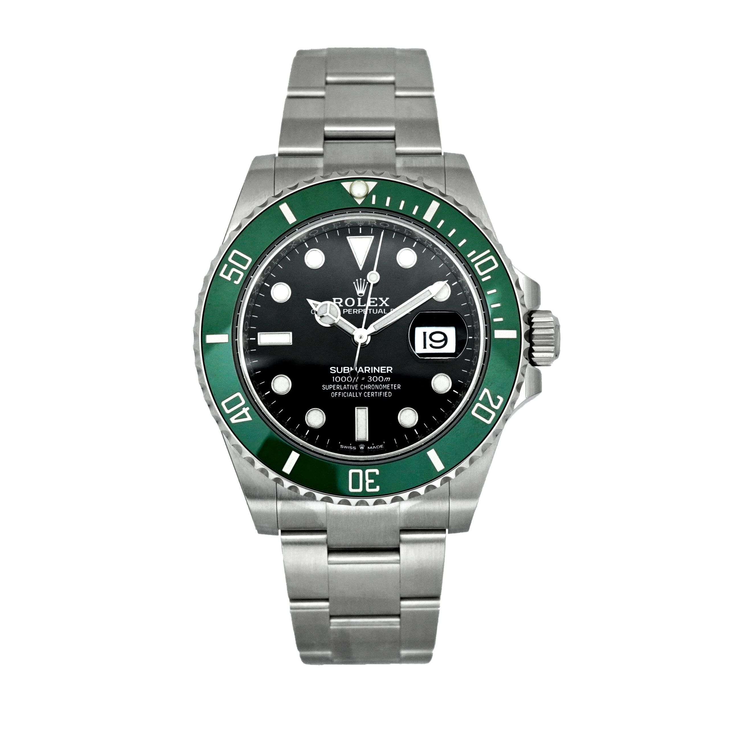 【中古品】 ROLEX ロレックス サブマリーナ グリーン ブラック ステンレス 126610LV
