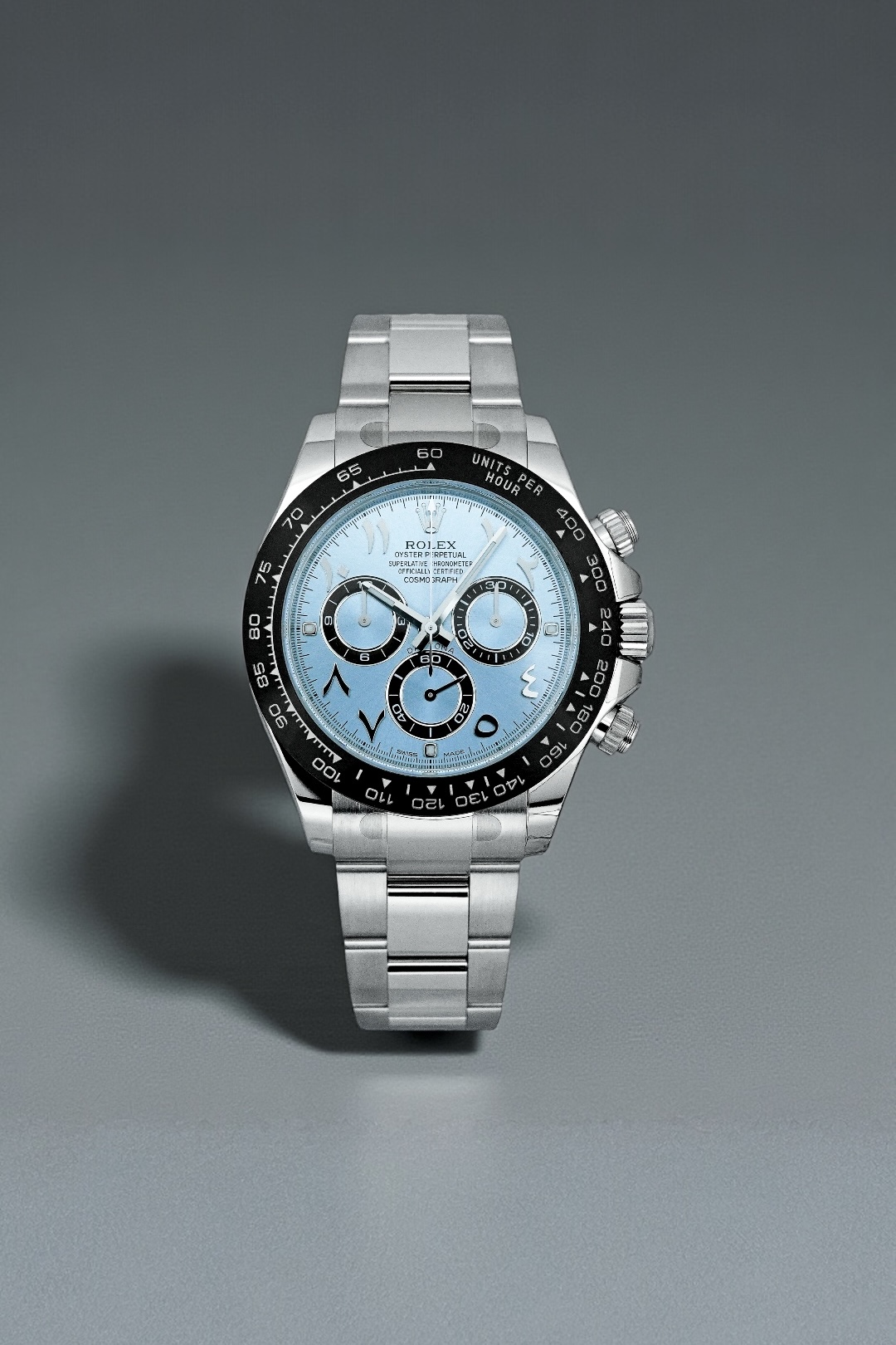 【未使用品】 ROLEX ロレックス コスモグラフ デイトナ プラチナ アイスブルー アラビア文字盤 116506 箱・ギャラ付き