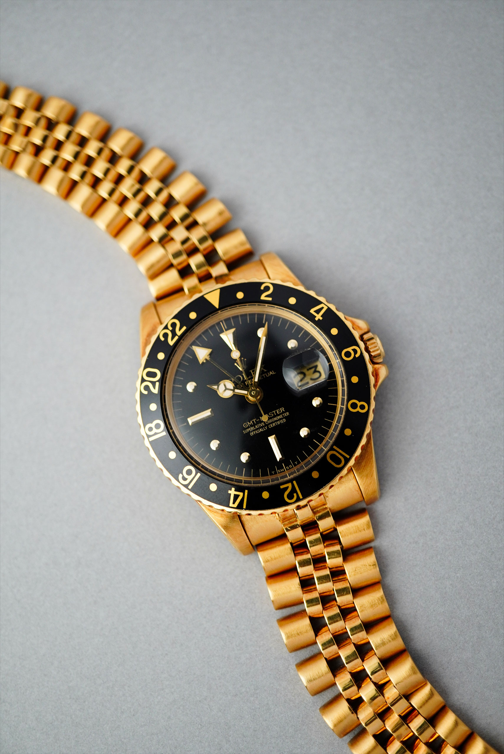 【Vintage】 ROLEX ロレックス GMTマスター ブラック文字盤 1675/8 ヴィンテージ