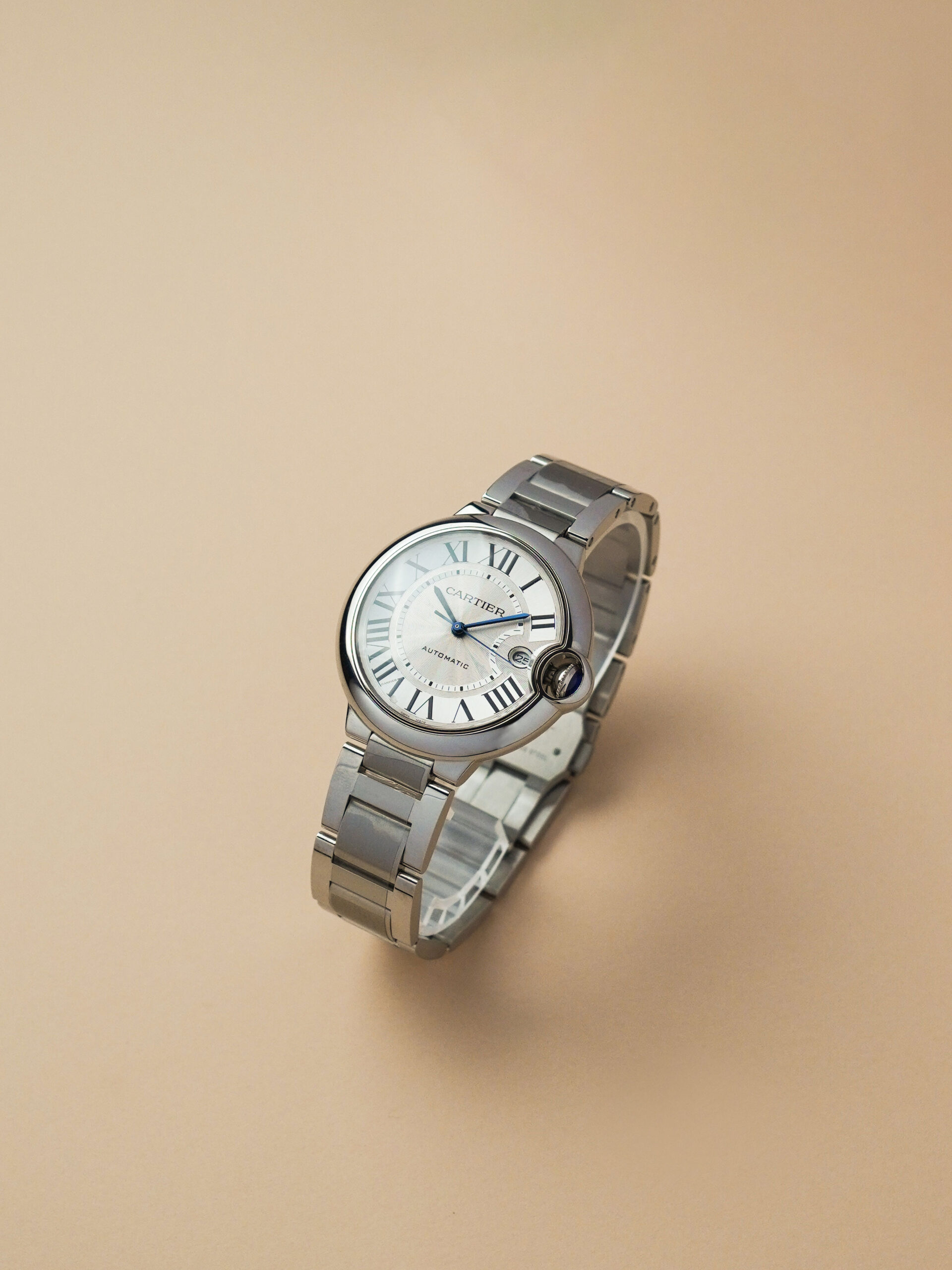 【新品 Khanjarモデル】 Cartier カルティエ バロンブルー ステンレス WSBB0040