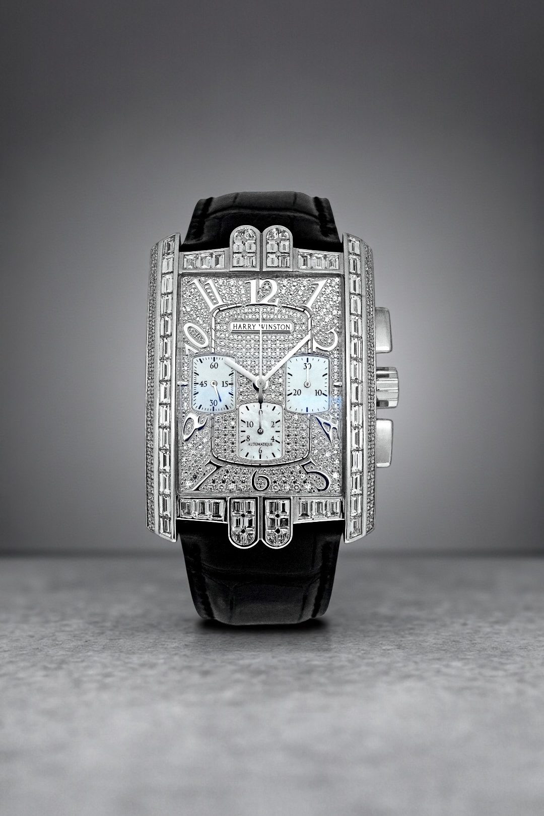 HARRY WINSTON ハリーウィンストン アヴェニューCクロノ 330/MCAWL.D01/BD