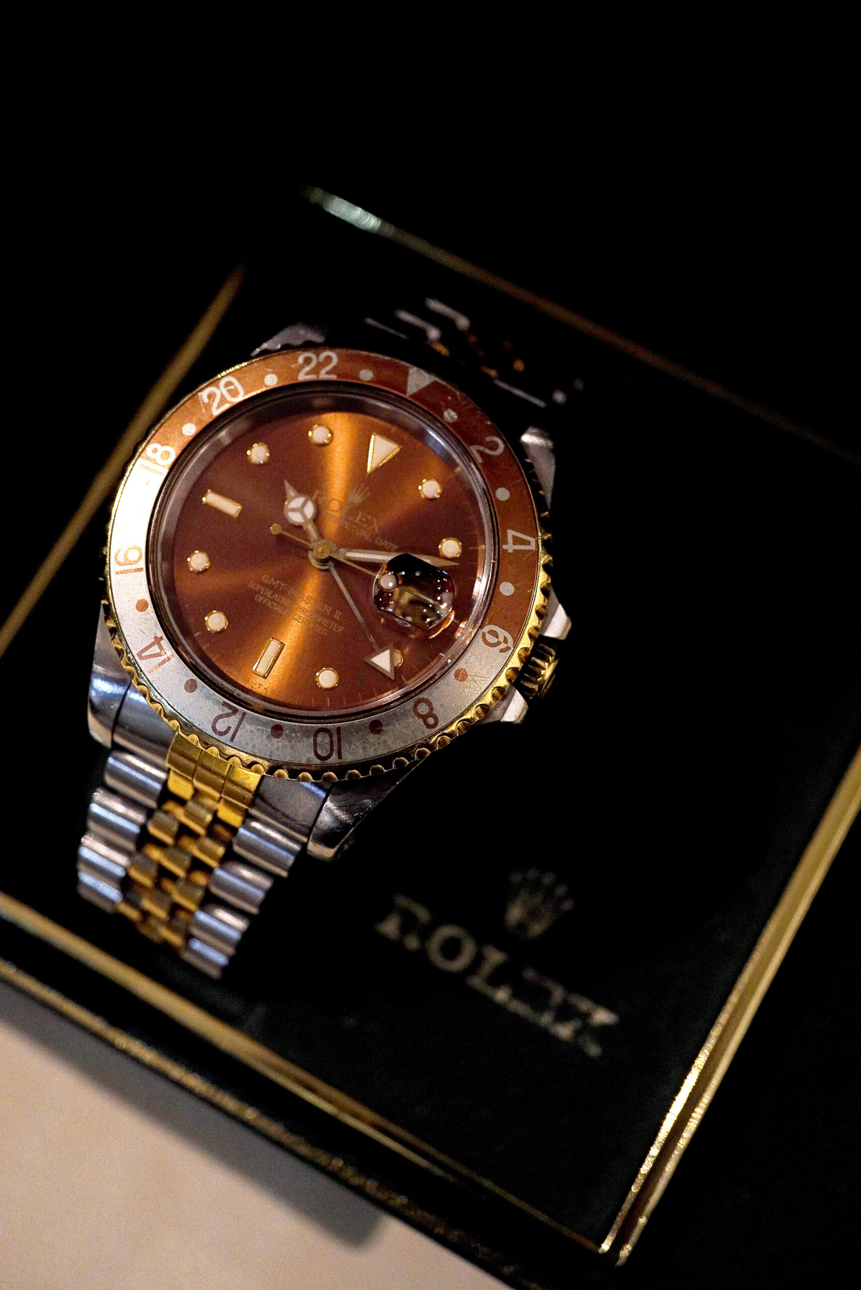 【 初期製造モデル Vintage 】 ROLEX ロレックス GMTマスター R番 希少モデル ブラウン文字盤 16713
