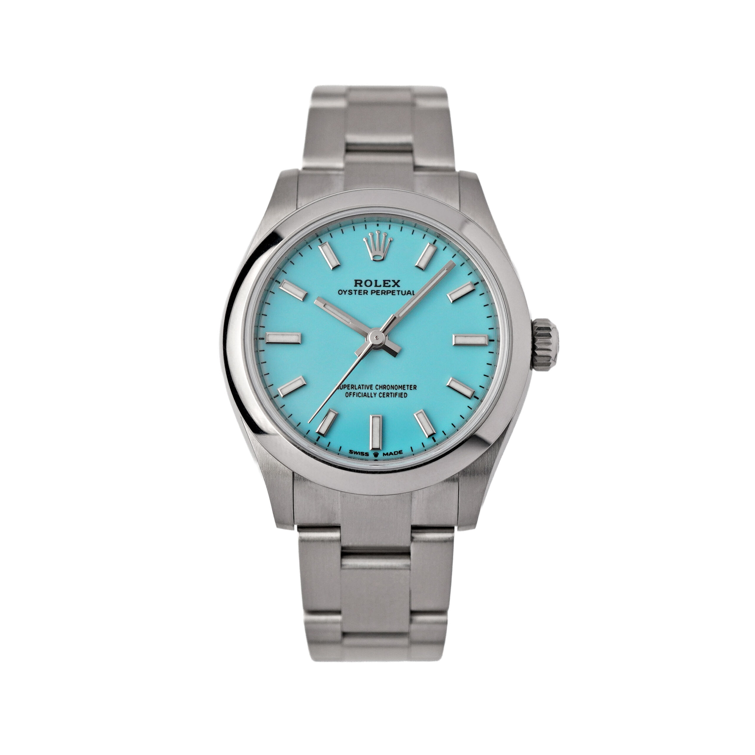 【中古品】 ROLEX ロレックス オイスターパーペチュアル31 ターコイズブルー 277200 箱・ギャラ付