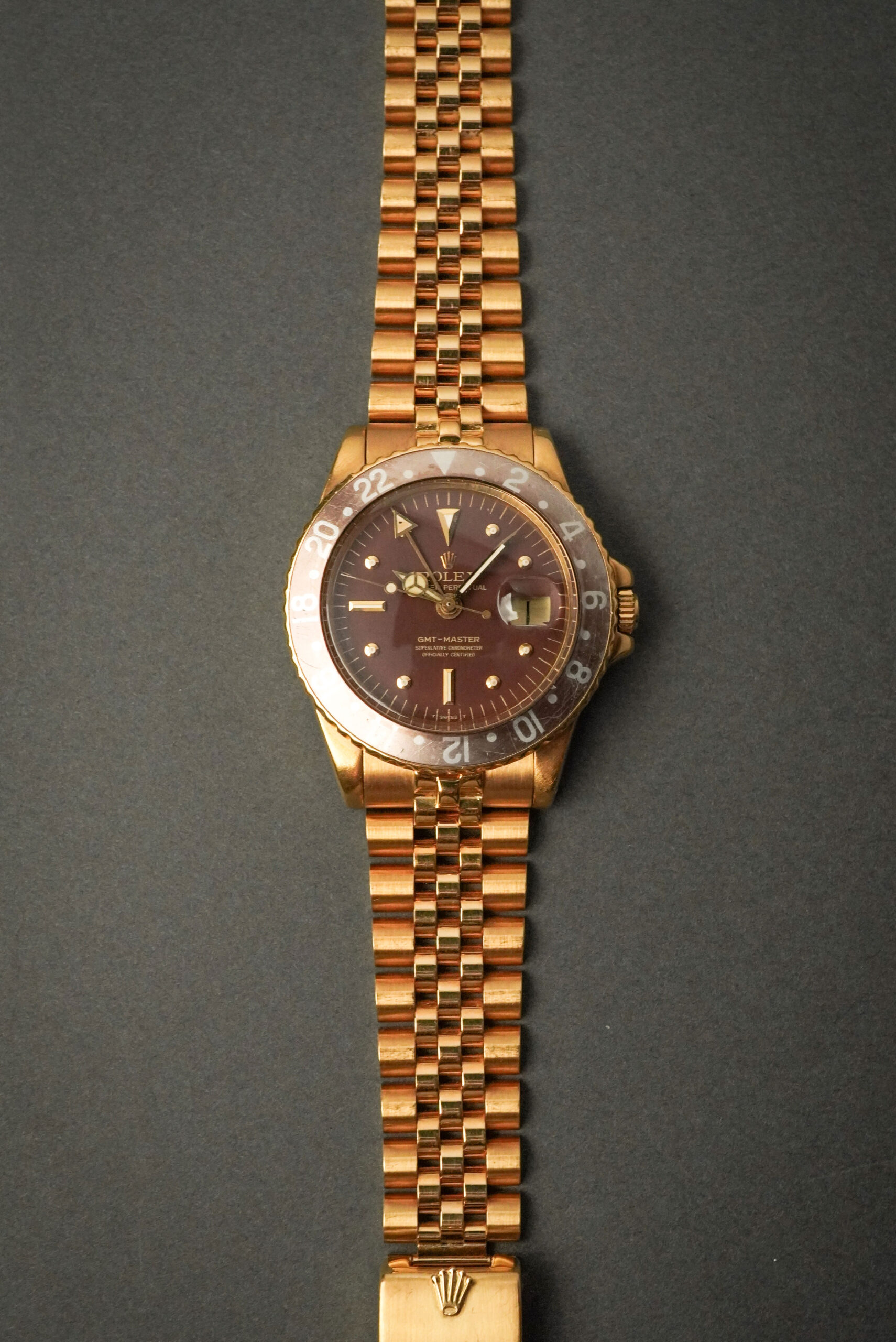 【Vintage】 ROLEX ロレックス GMTマスター ブラウン文字盤 1675/8 ヴィンテージ