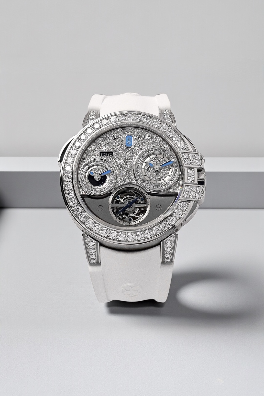 HARRY WINSTON ハリーウィンストン オーシャン トゥールビヨン GMT 400-MATTZ45W