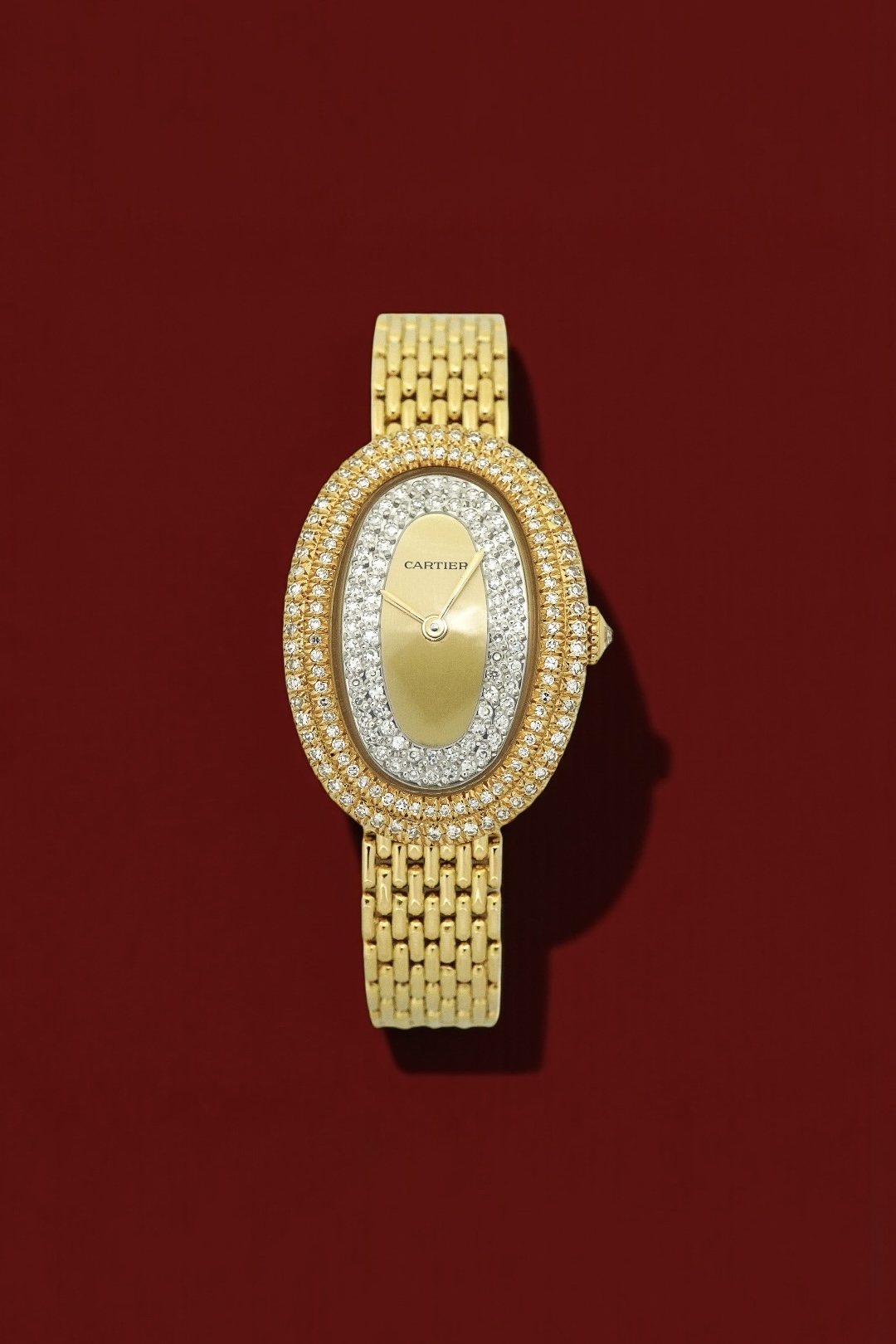 【Vintage】 Cartier カルティエ ベニュワール イエローゴールド レディース ブレスタイプ