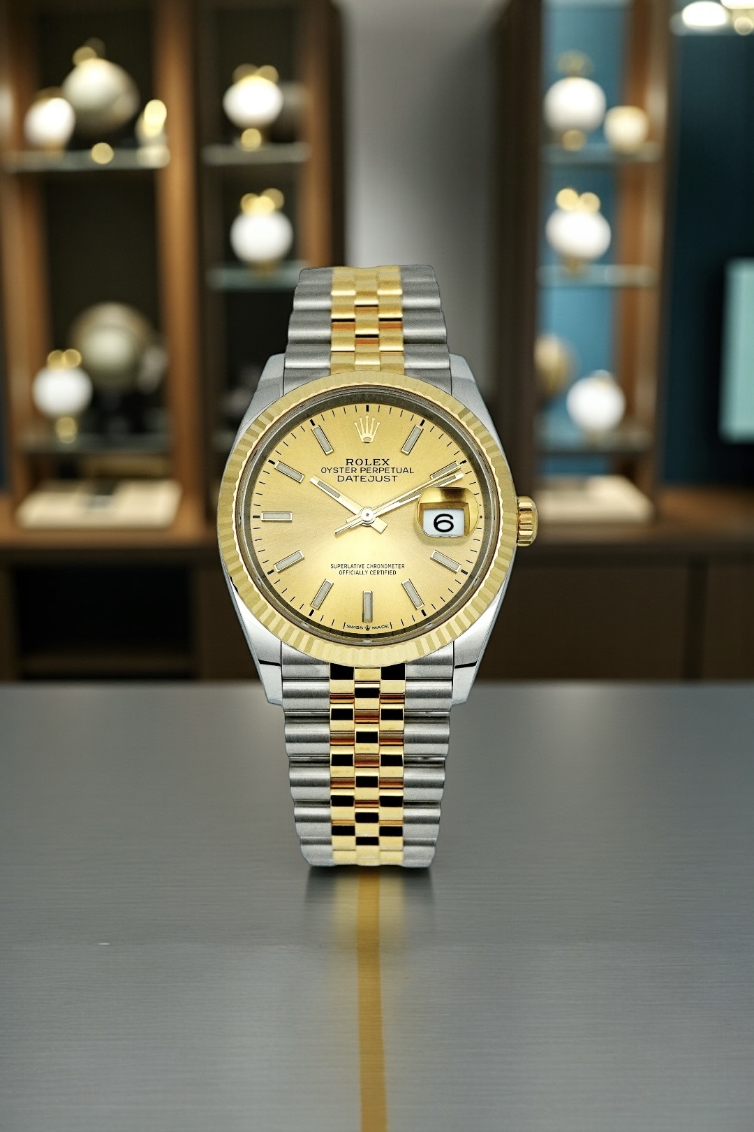 【新品 Khanjarモデル】 ROLEX ロレックス デイトジャスト イエローゴールド 126233