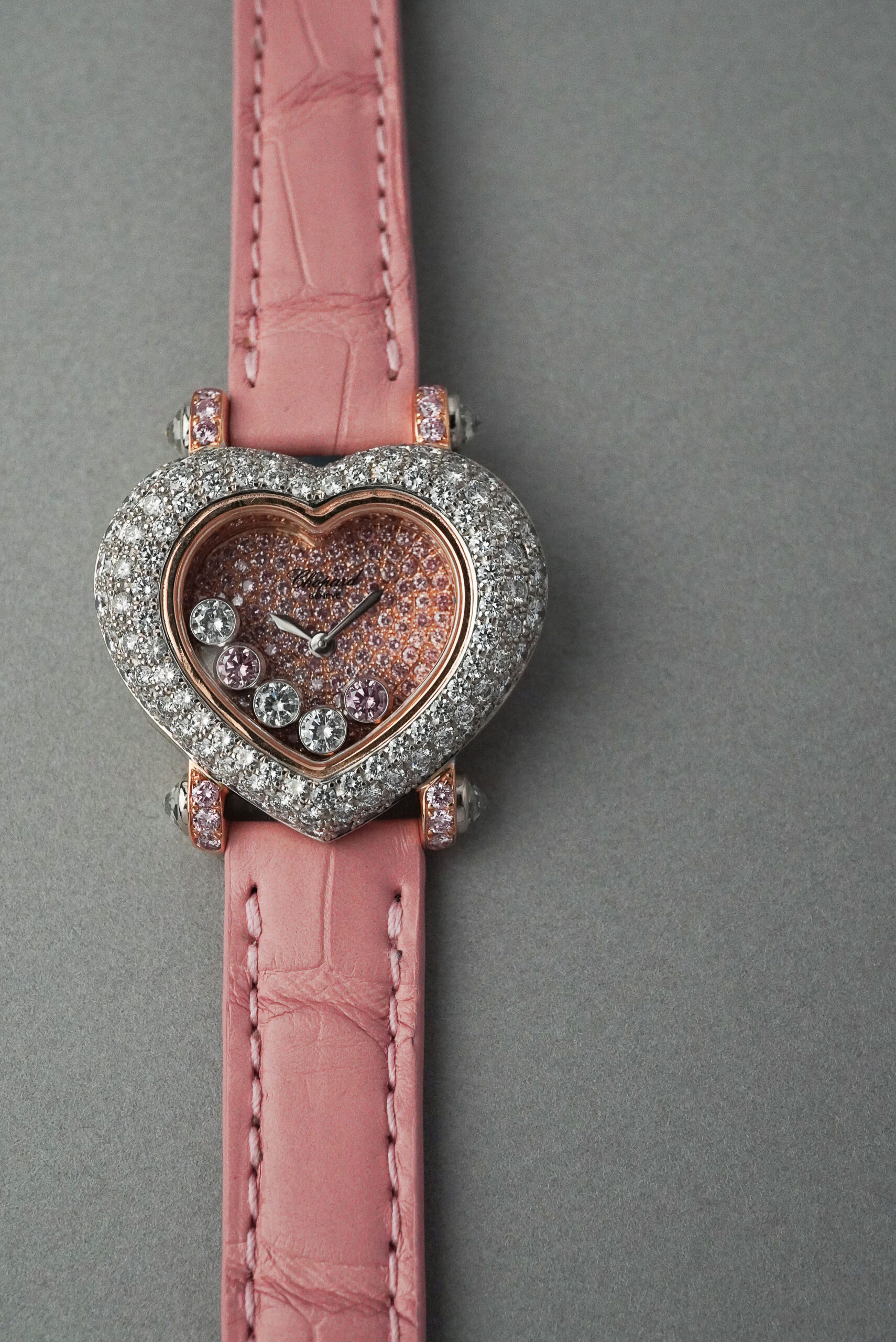 【中古品】 CHOPARD ショパール ハッピーダイヤモンド 18Kツーカラーゴールド レディース