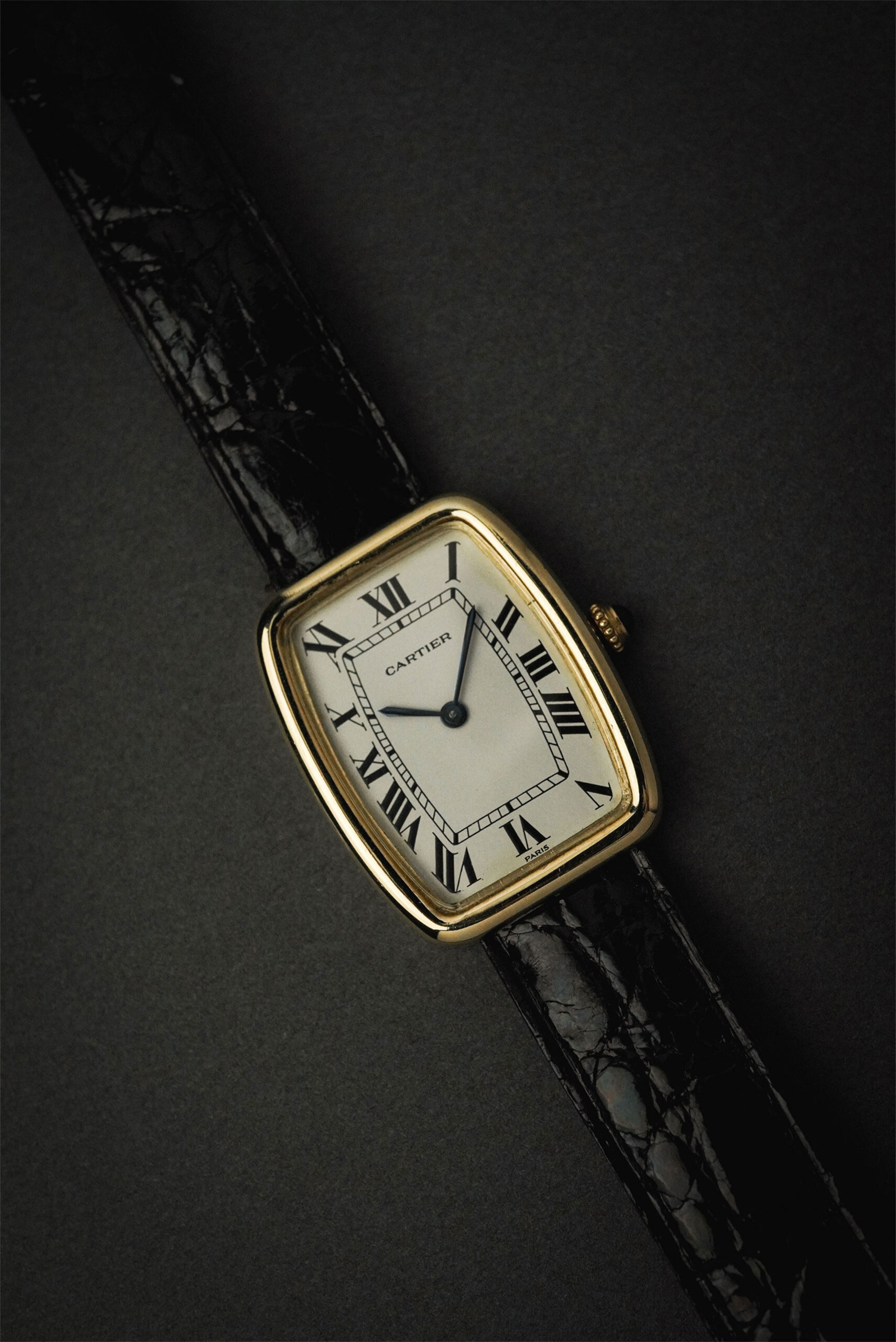 【Vintage】 Cartier カルティエ ファバージ LM Paris文字盤 イエローゴールド 78101 ヴィンテージ