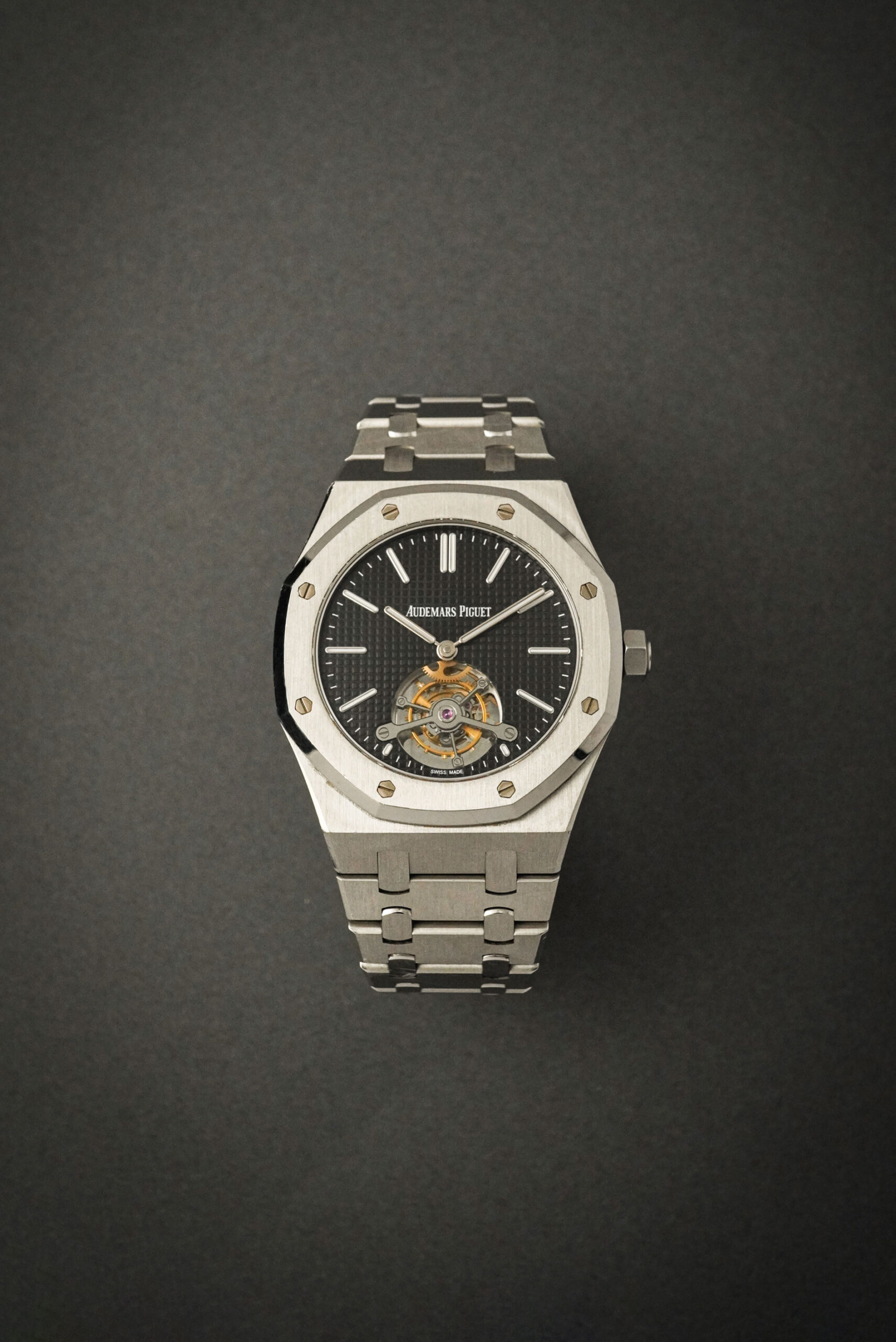 【中古品 ジャパンブティック限定モデル 】 AUDEMARS PIGUET オーデマピゲ ロイヤルオーク エクストラシン トゥールビヨン 26512ST.OO.1220ST.01