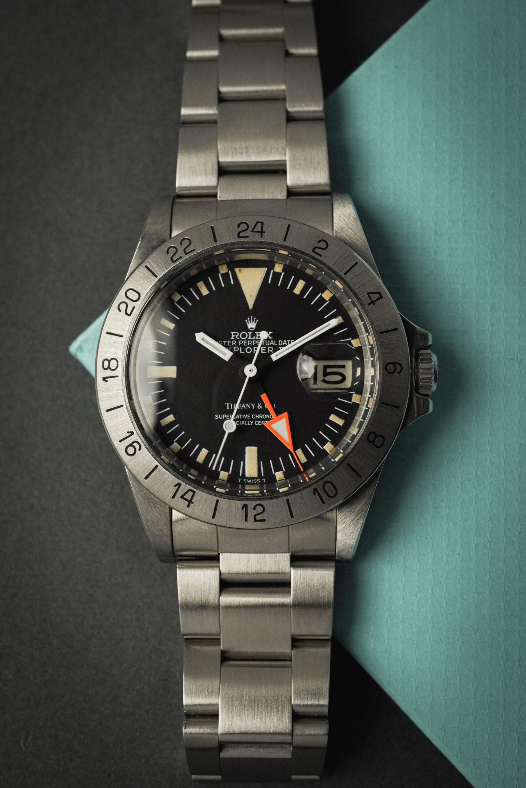 【Vintage Tiffany Wネーム】 ROLEX ロレックス エクスプローラーⅡ 1655