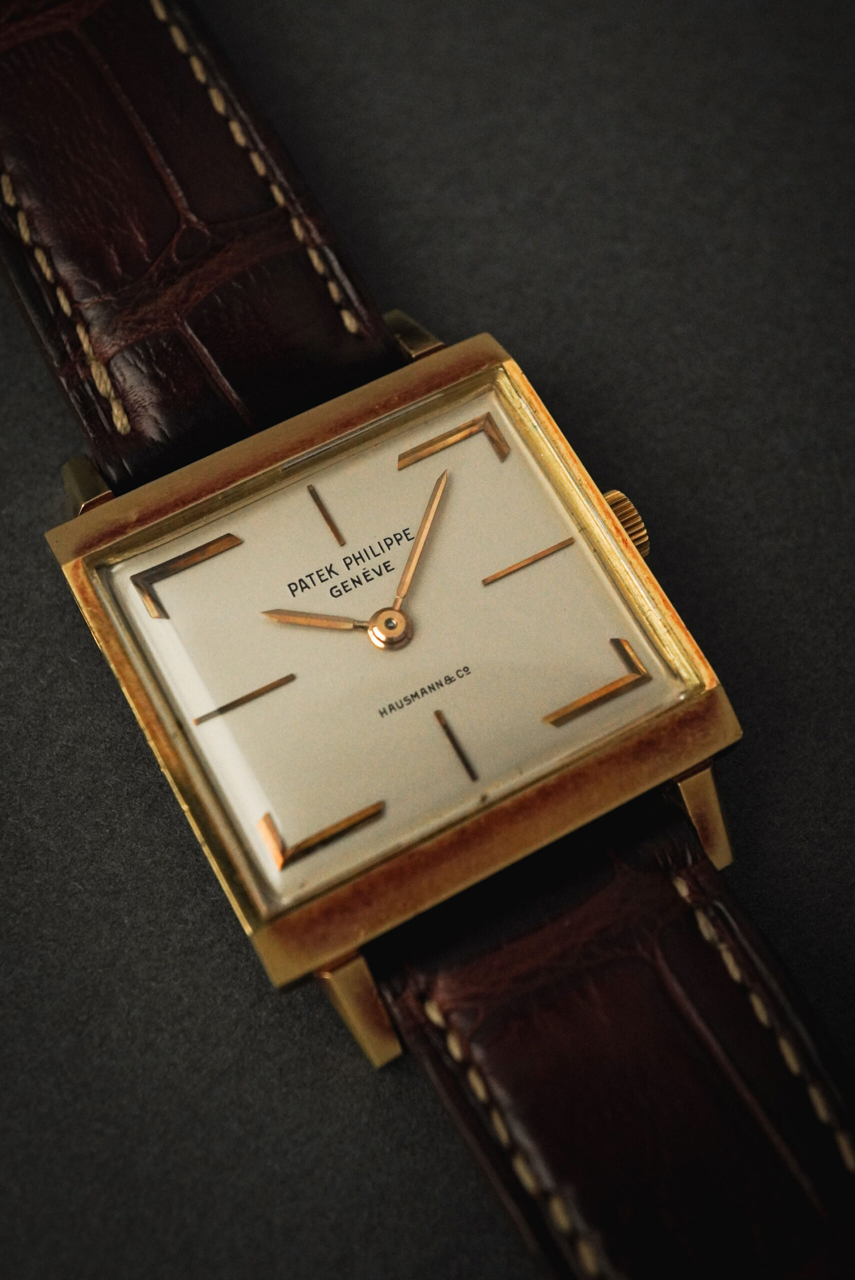【Vintage HAUSMANN&Co 】 PATEK PHILIPPE パテックフィリップ スクエア イエローゴールド 3406