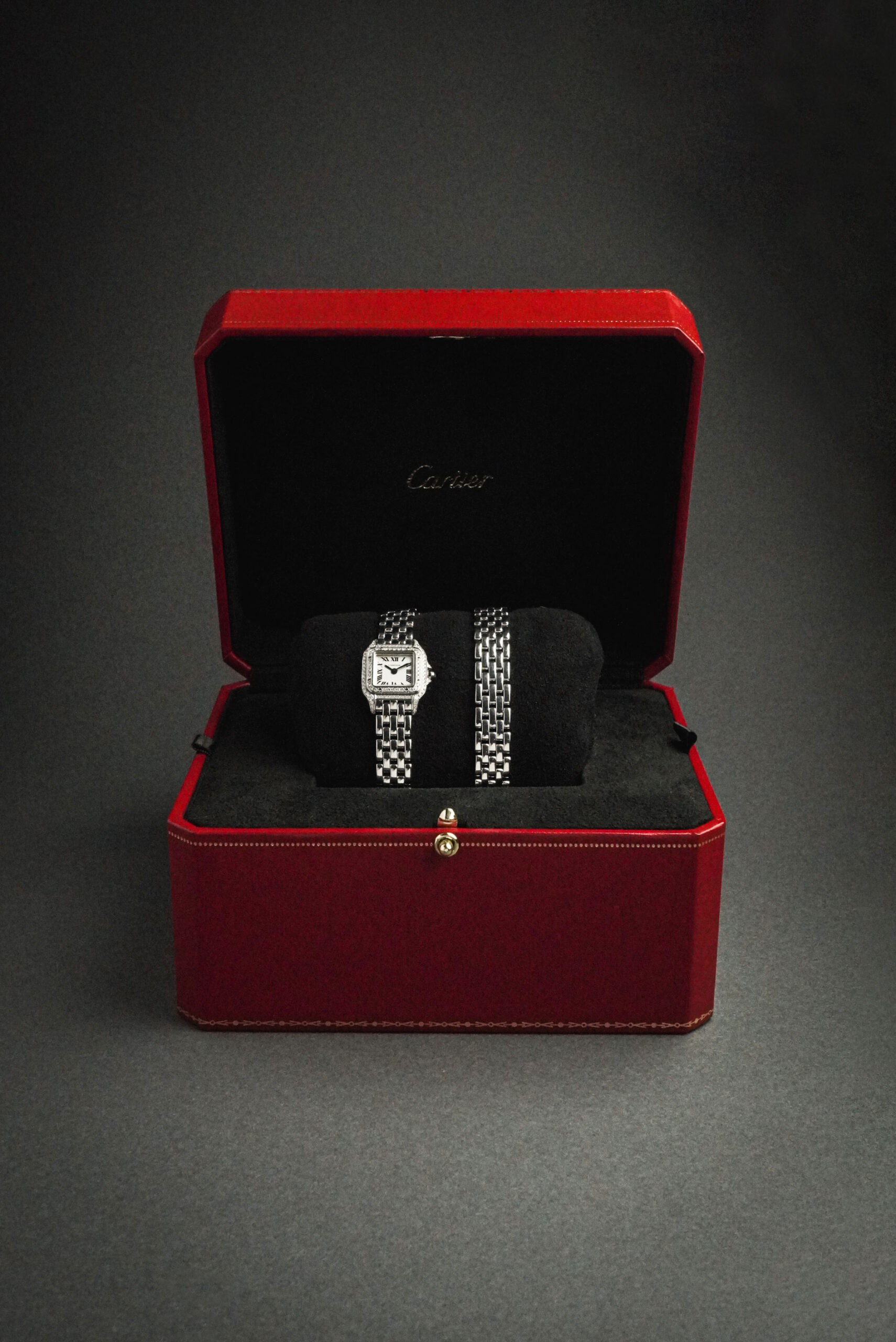 【中古品 生産終了モデル】 Cartier カルティエ パンテールミニ CRWJPN0011 ホワイトゴールド レディース