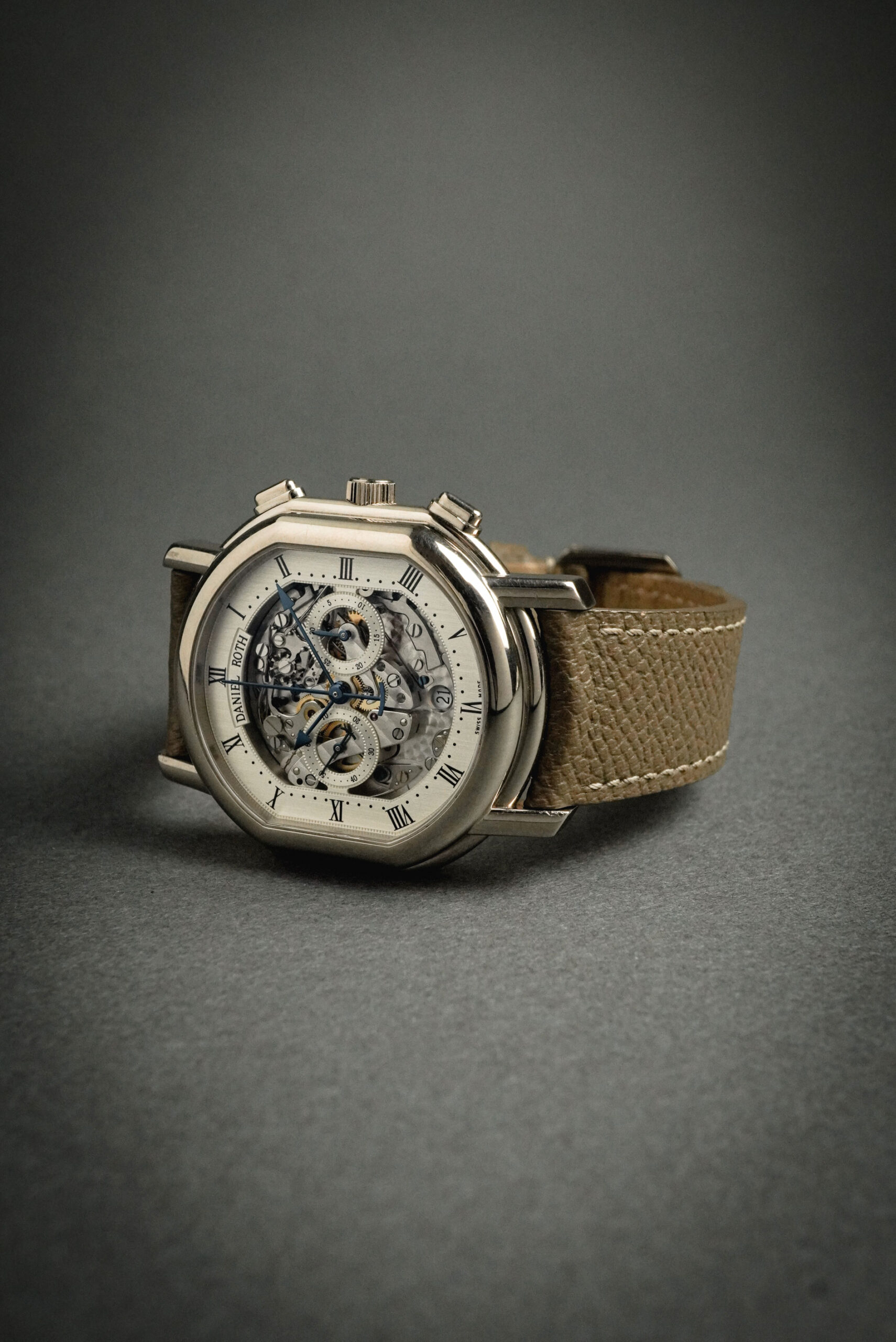 Daniel Roth ダニエル・ロート クロノグラフ スケルトン ホワイトゴールド 447.X.60