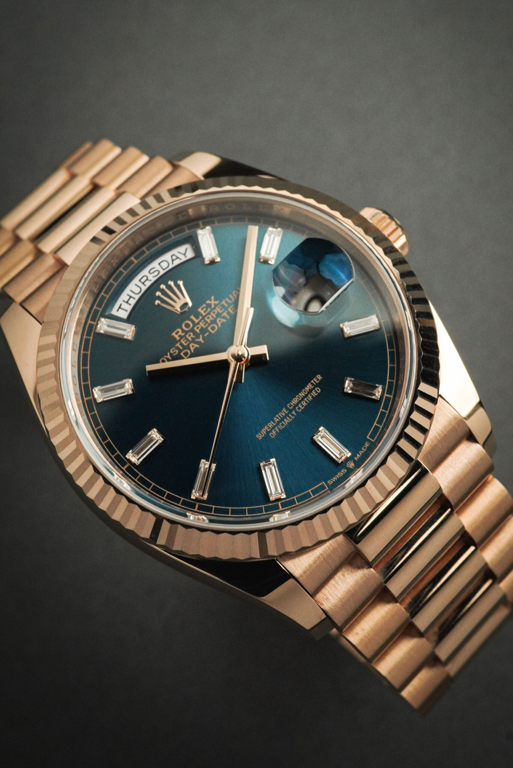 【純正ダイヤモンド エバーローズゴールドモデル】 ROLEX ロレックス デイデイト 128235A フルセット