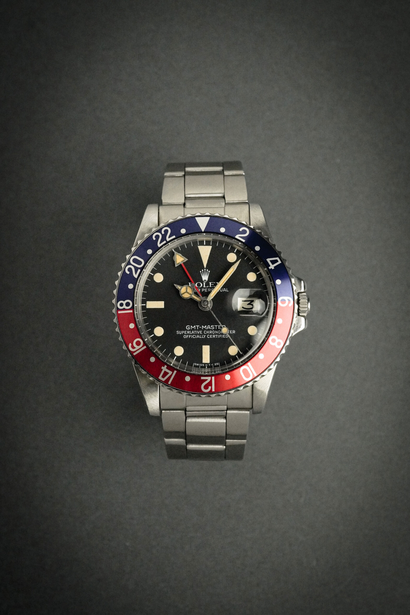 【Vintage】 ROLEX ロレックス GMTマスター 1675 マットダイヤル ペプシ