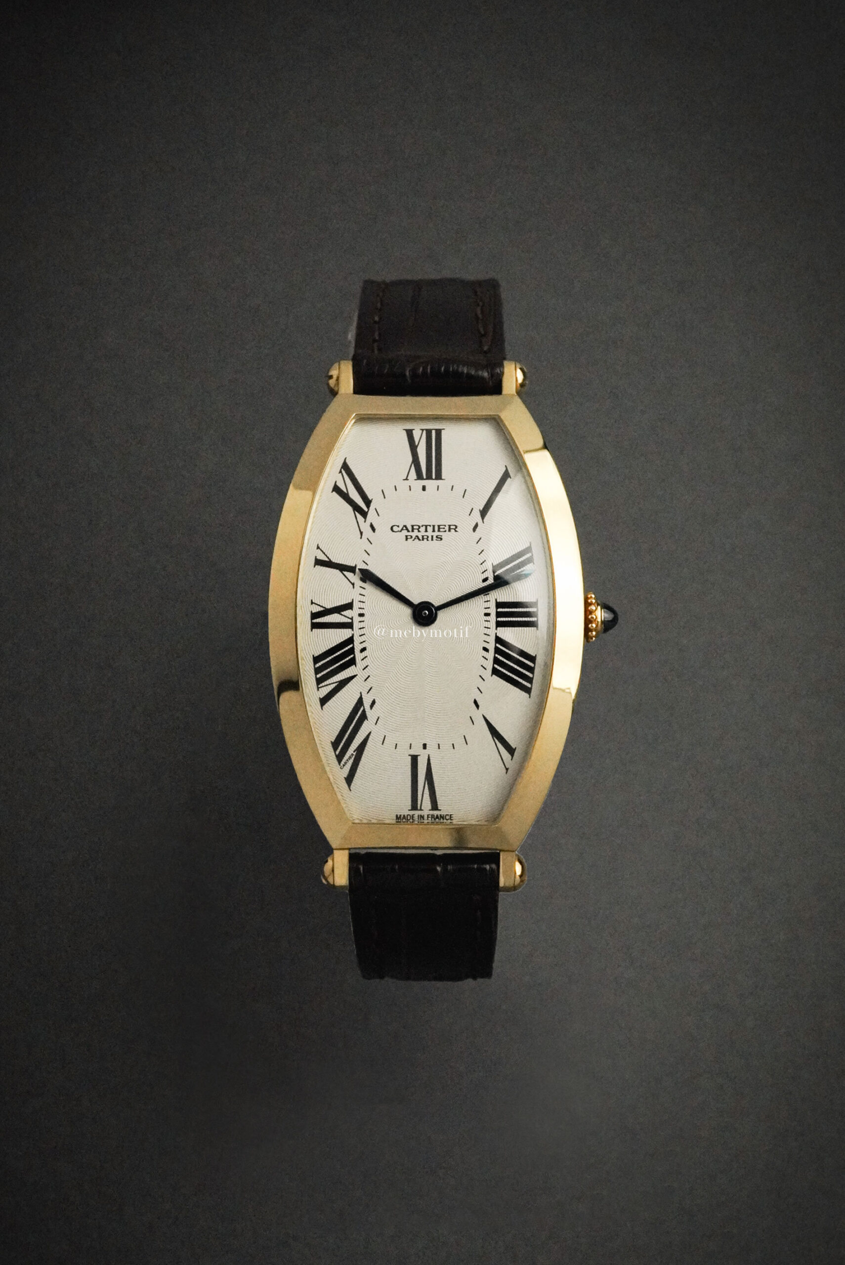 【中古品】 Cartier カルティエ トノーLM CPCPシルバー文字盤 イエローゴールド W1527651