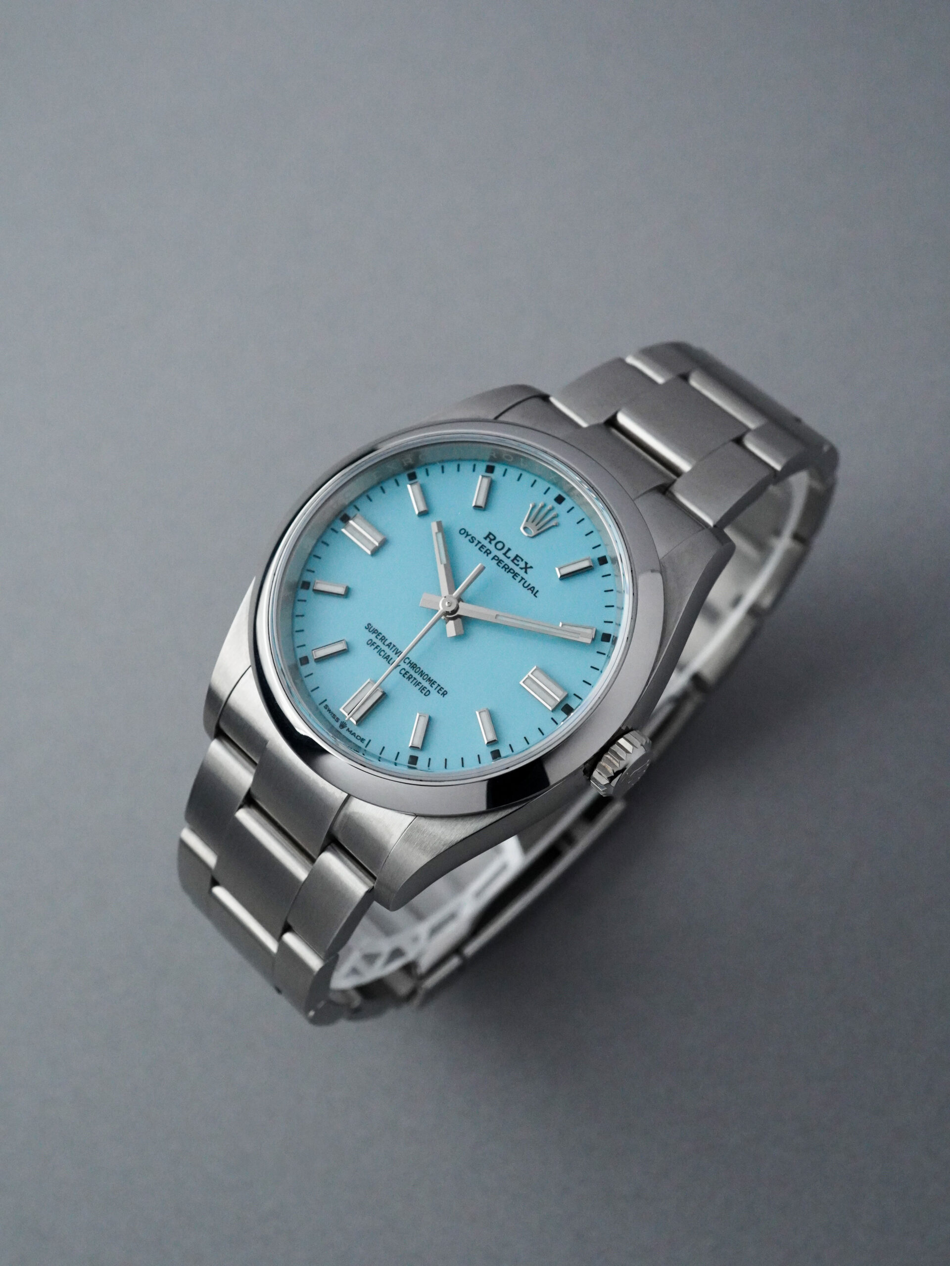 【中古美品】ROLEX ロレックス オイスターパーペチュアル36 ターコイズブルー 126000