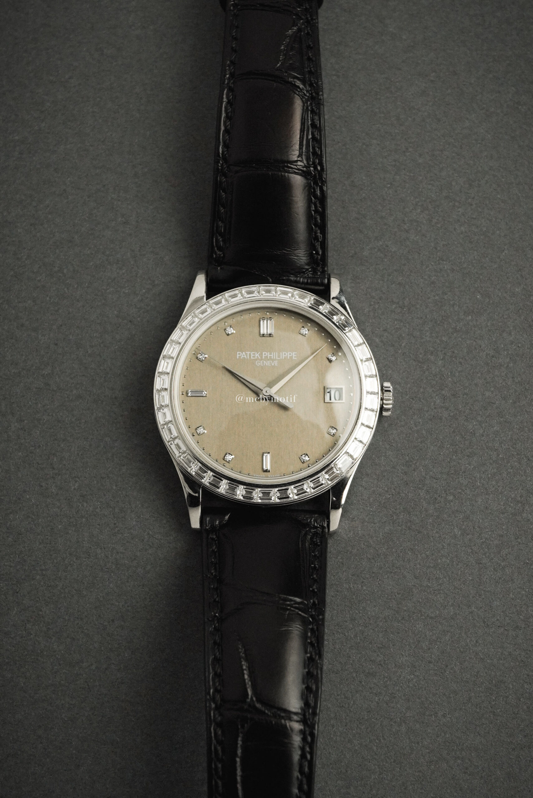 【希少モデル】PATEK PHILIPPE パテックフィリップ カラトラバ 純正バゲットダイヤモンド 5298P-001